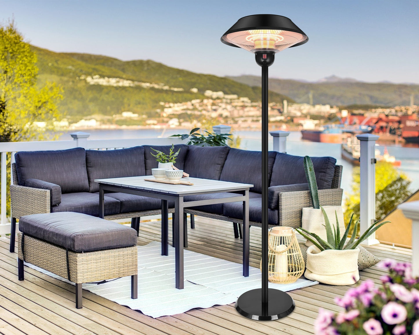 Electric Floor Standing Patio Heater