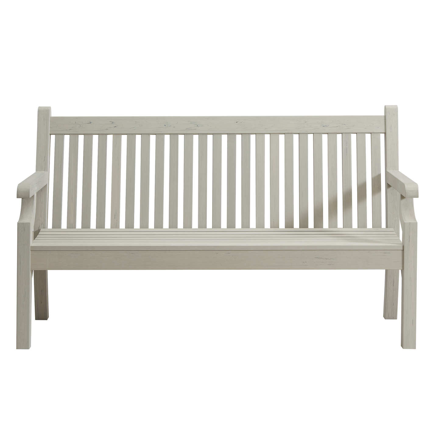 Winawood Sandwick 3 Seater Wood Effect Bench - Stone Grey
