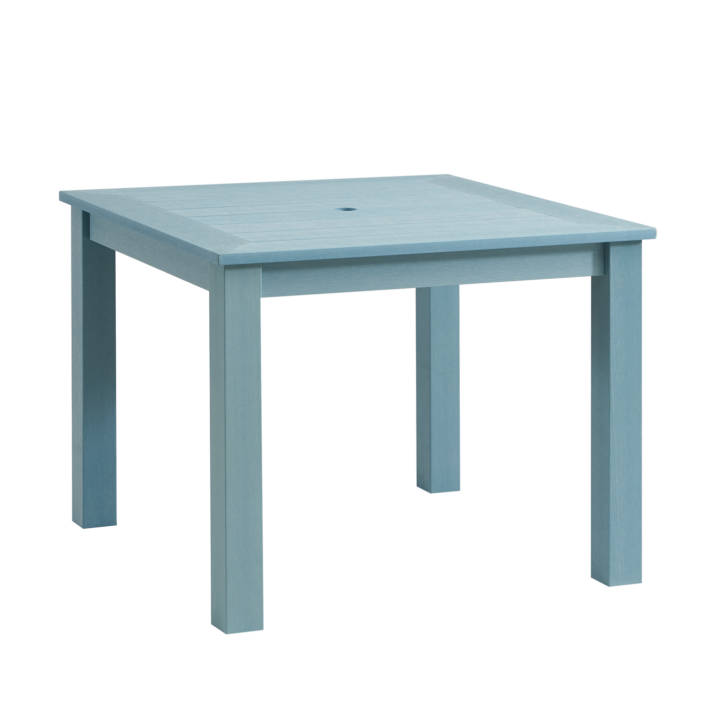Winawood Wood Effect Square Dining Table - L98.3cm x D98.3cm x H76cm - Powder Blue