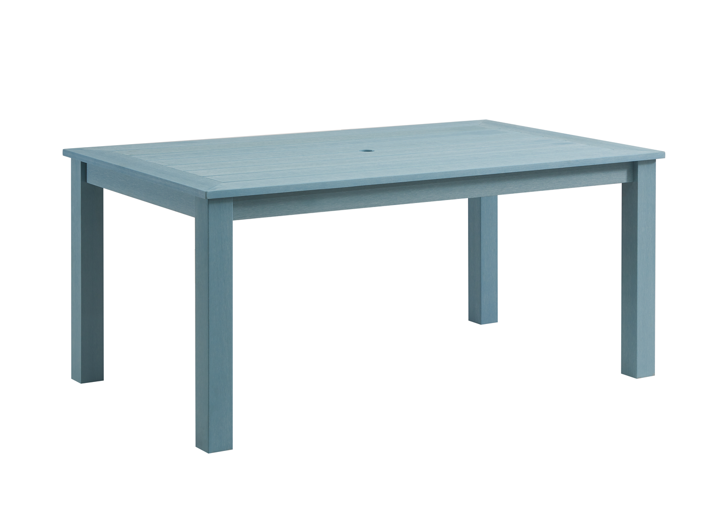 Winawood Wood Effect Rectangular Dining Table - L170cm x D98.3cm x H76cm - Powder Blue