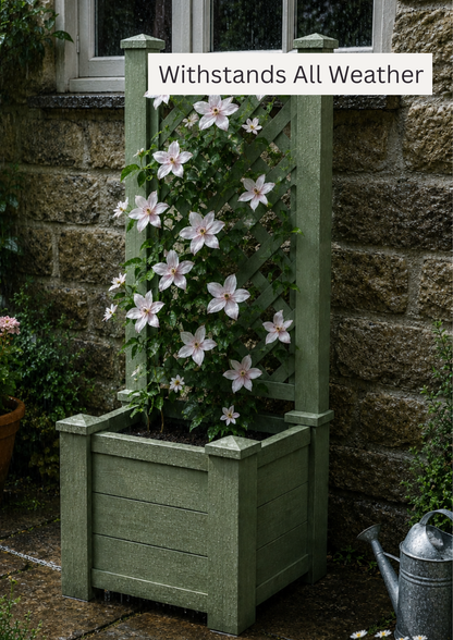 Winawood Blenheim Square Planter with Trellis