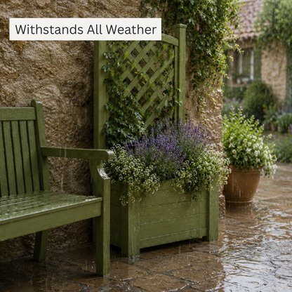Winawood Blenheim Rectangular Planter with Trellis