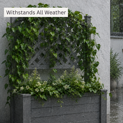 Winawood Blenheim Large Rectangular Planter with Trellis