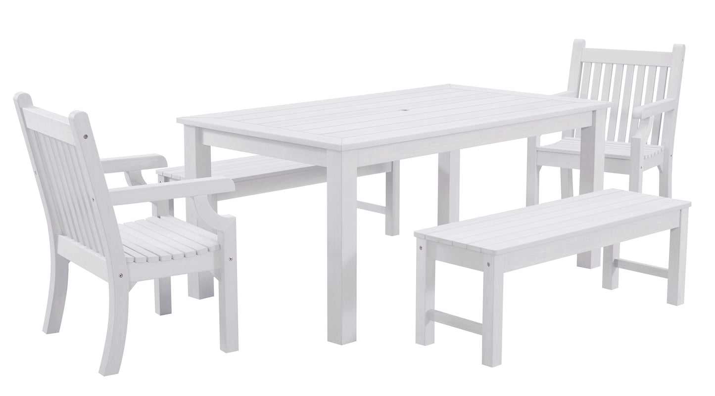 Winawood Wood Effect Rectangular Dining Table - L170cm x D98.3cm x H76cm