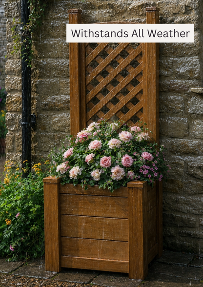 Winawood Blenheim Square Planter with Trellis
