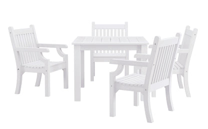 Winawood Wood Effect Square Dining Table - L98.3cm x D98.3cm x H76cm