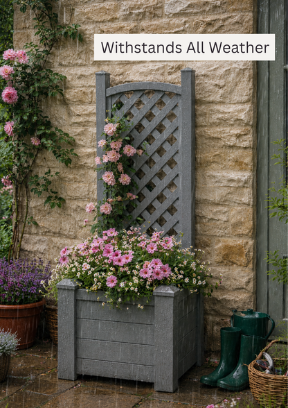 Winawood Blenheim Square Planter with Trellis