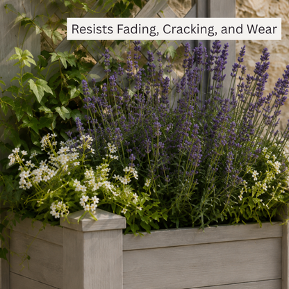 Winawood Blenheim Raised Square Planter with Trellis