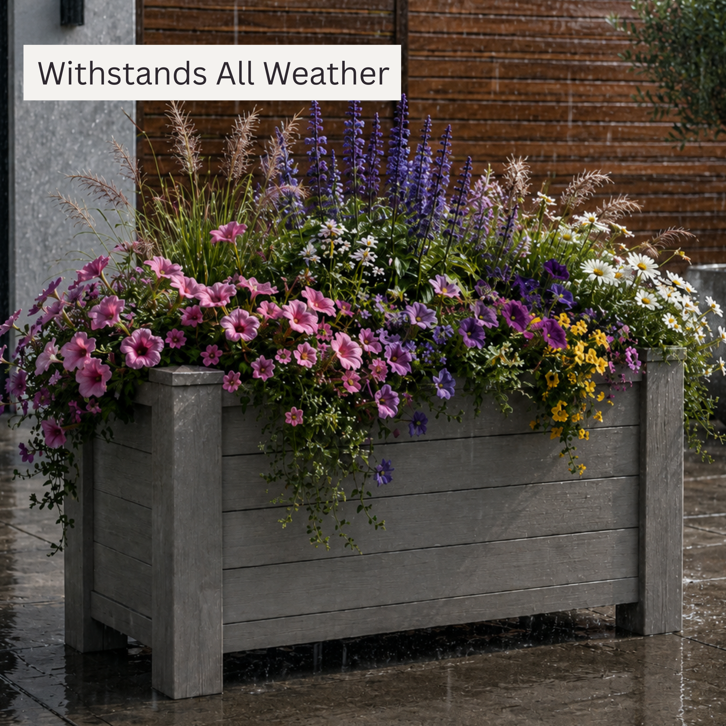 Winawood Blenheim Raised Large Rectangular Planter