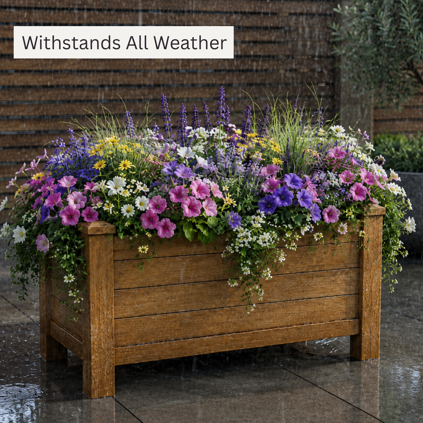 Winawood Blenheim Raised Large Rectangular Planter