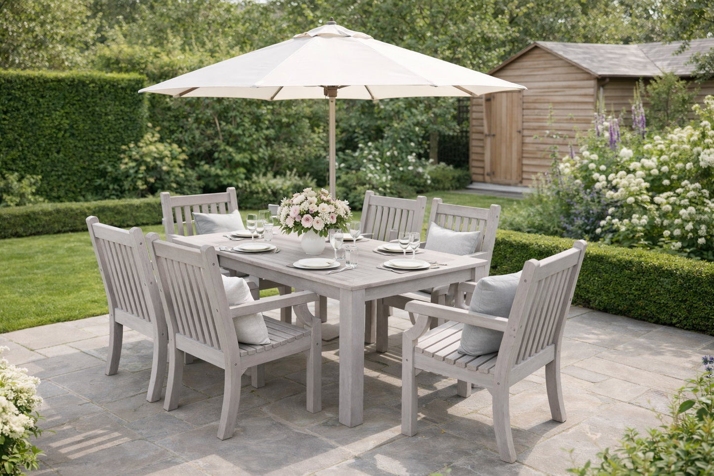 Winawood Wood Effect Rectangular Dining Table - L170cm x D98.3cm x H76cm