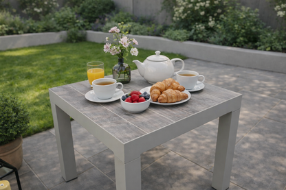 Camilla Reclining Bistro Set - Natural / Cappuccino