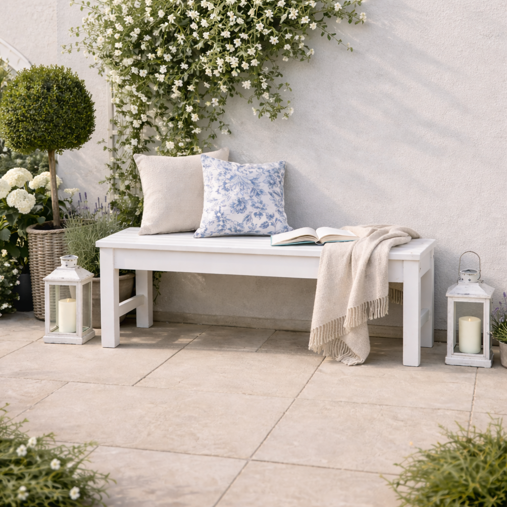 Winawood Backless 2 Seater Wood Effect Bench