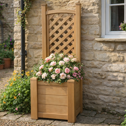 Winawood Blenheim Square Planter with Trellis