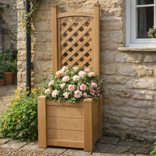 Winawood Blenheim Square Planter with Trellis