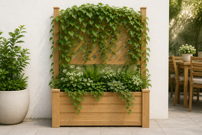 Winawood Blenheim Large Rectangular Planter with Trellis
