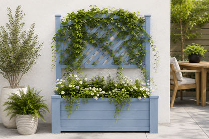 Winawood Blenheim Large Rectangular Planter with Trellis