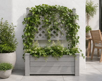 Winawood Blenheim Large Rectangular Planter with Trellis