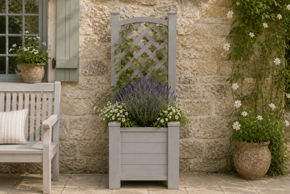 Winawood Blenheim Raised Square Planter with Trellis