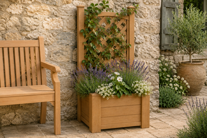 Winawood Blenheim Rectangular Planter with Trellis