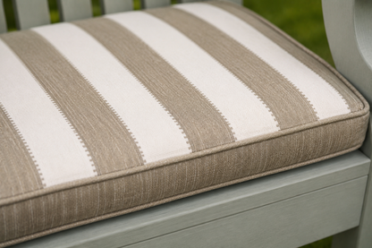 Winawood Double Sided 2 Seater Bench Cushion - Stripes/Solid