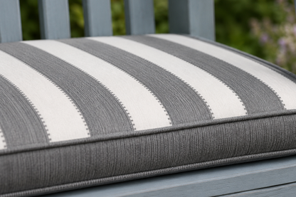 Winawood Double Sided 2 Seater Bench Cushion - Stripes/Solid