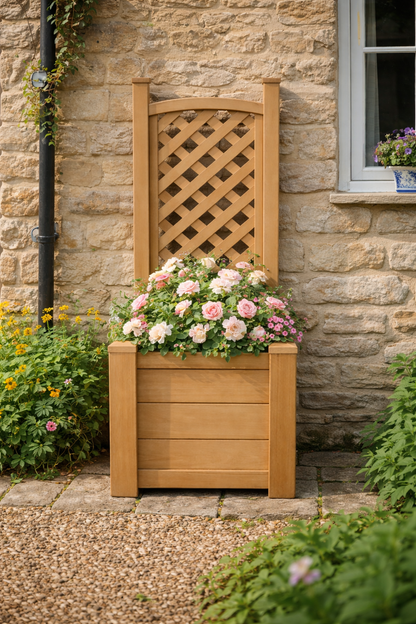 Winawood Blenheim Square Planter with Trellis