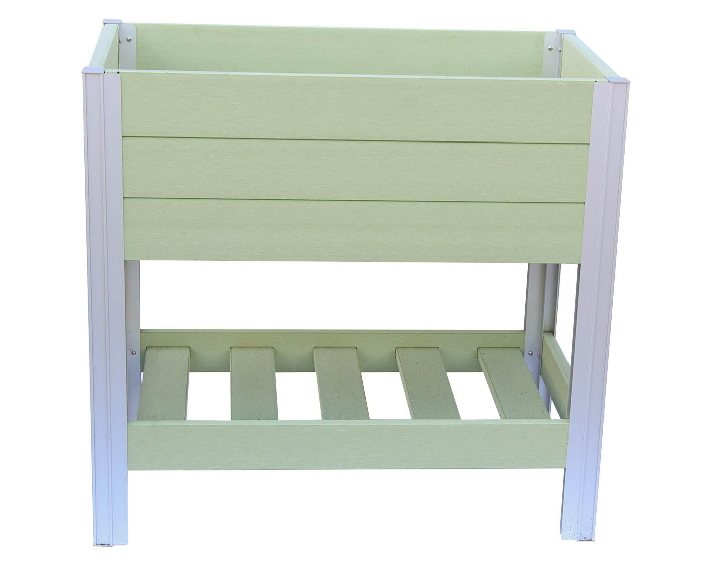 Winawood Wood Effect Raised Herb Planter - Duck Egg Green
