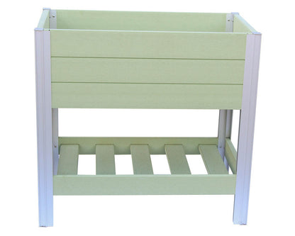 Winawood Wood Effect Raised Herb Planter - Duck Egg Green
