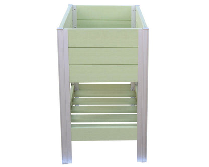 Winawood Wood Effect Raised Herb Planter - Duck Egg Green