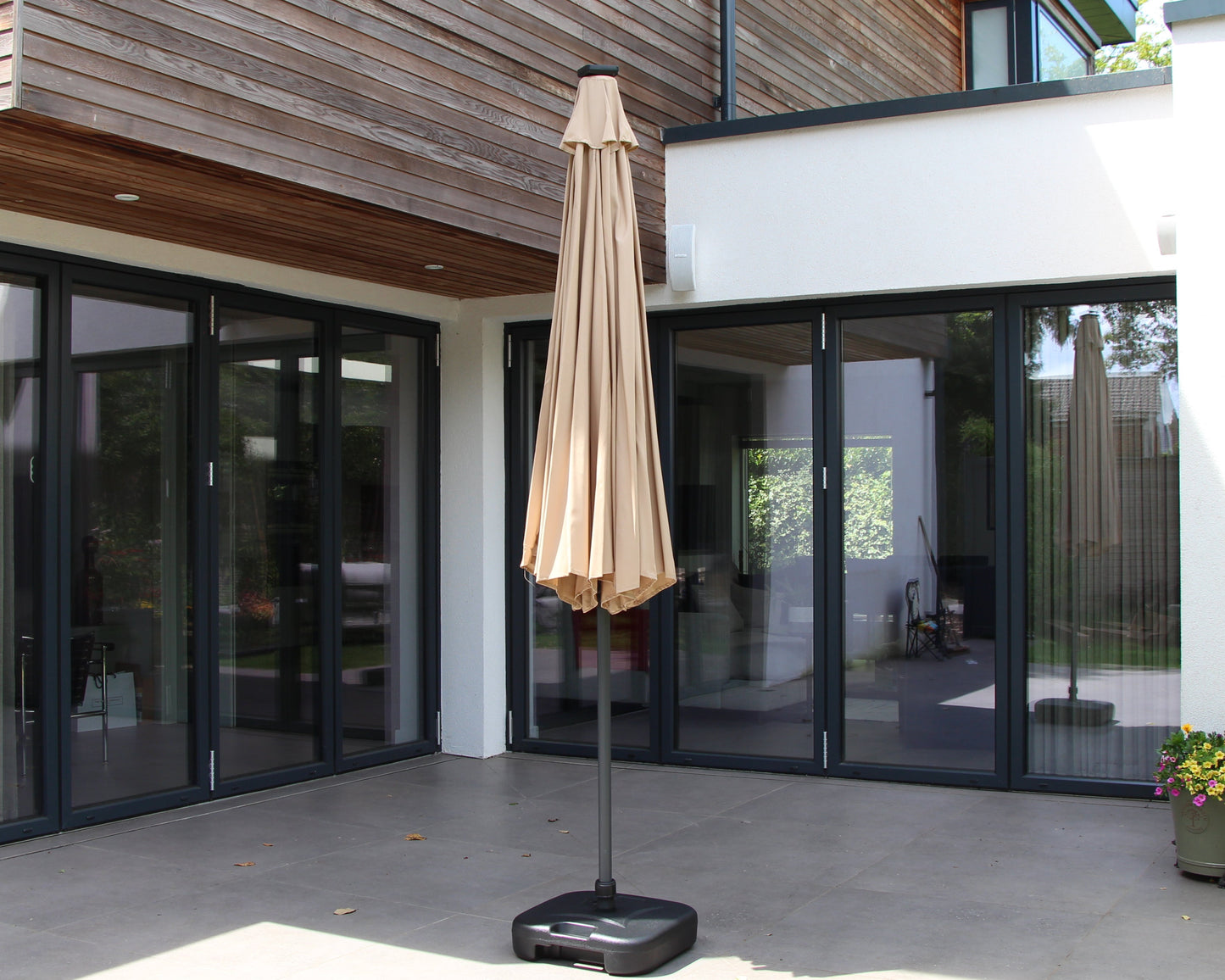 Easy Push up Umbrella - Ecru