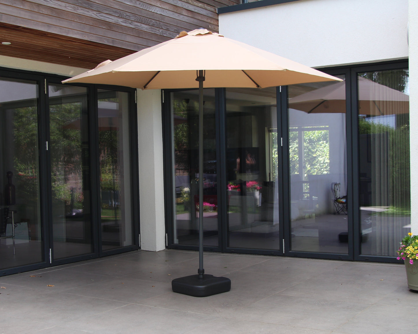 Easy Push up Umbrella - Ecru