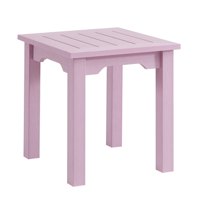 Winawood Wood Effect Side Table - L49.3cm x D49.3cm x H53cm - Royal Lavender