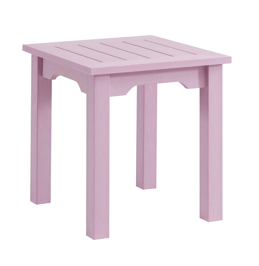 Winawood Wood Effect Side Table - L49.3cm x D49.3cm x H53cm - Royal Lavender