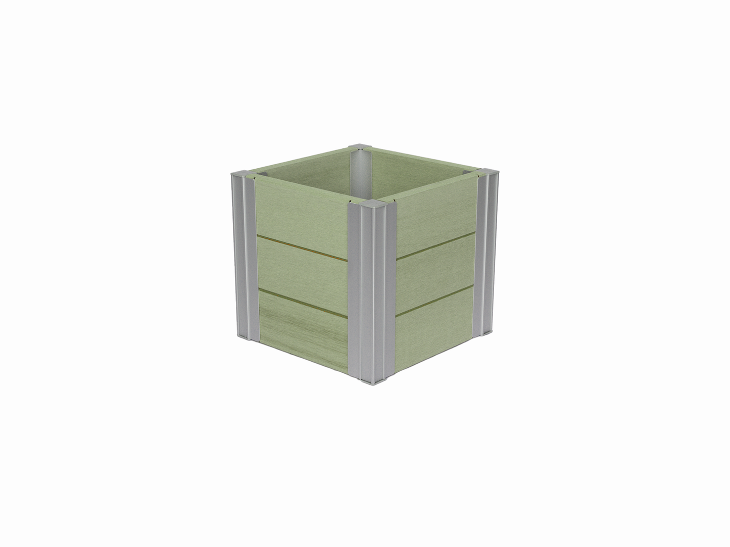 Winawood Wood Effect Small Cube Planter