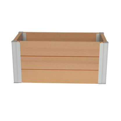 Winawood Wood Effect Rectangular Planter - New Teak