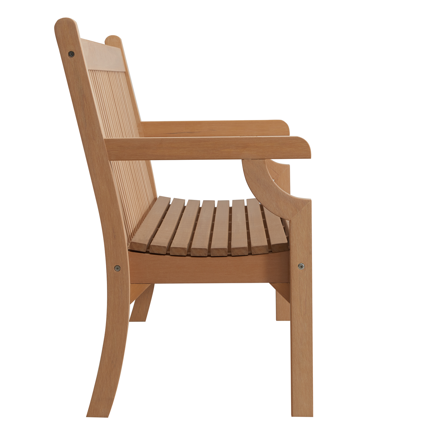 Winawood Sandwick 3 Seater Wood Effect Bench - New Teak