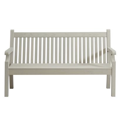 Winawood Sandwick 3 Seater Wood Effect Bench - Stone Grey
