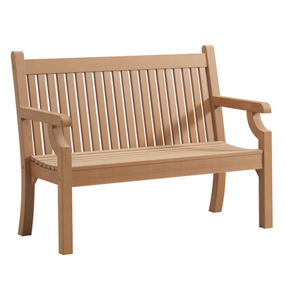 Winawood Sandwick 2 Seater Wood Effect Bench - New Teak