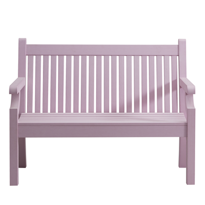 Winawood Sandwick 2 Seater Wood Effect Bench - Petal Lilac