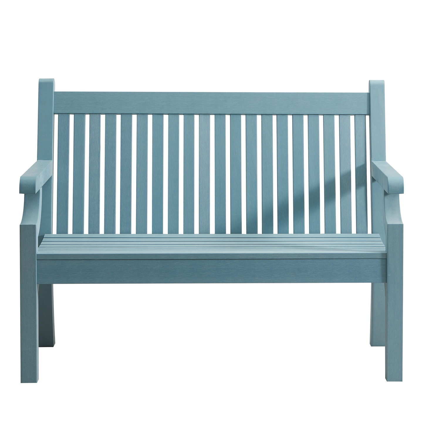 Winawood Sandwick 2 Seater Wood Effect Bench - Powder Blue