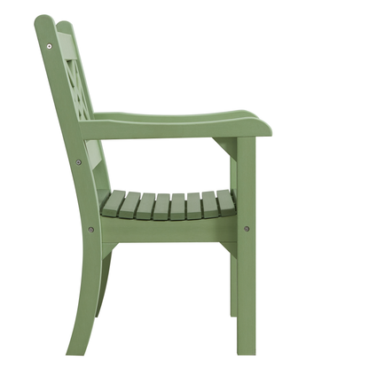 Winawood Speyside Wood Effect Armchair - Duck Egg Green