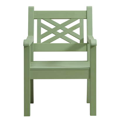 Winawood Speyside Wood Effect Armchair - Duck Egg Green