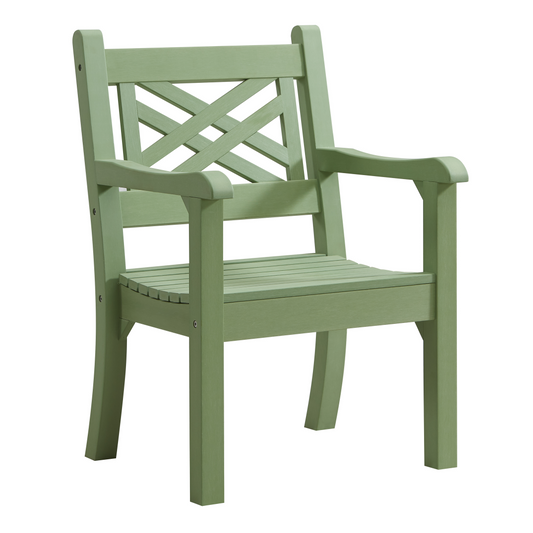 Winawood Speyside Wood Effect Armchair - Duck Egg Green