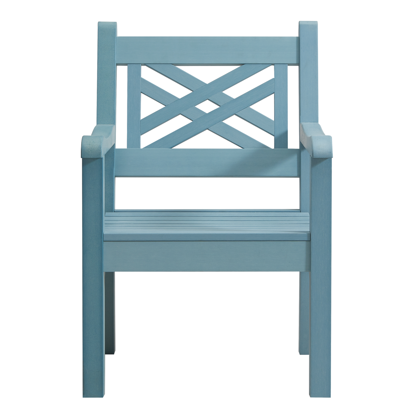 Winawood Speyside Wood Effect Armchair - Powder Blue