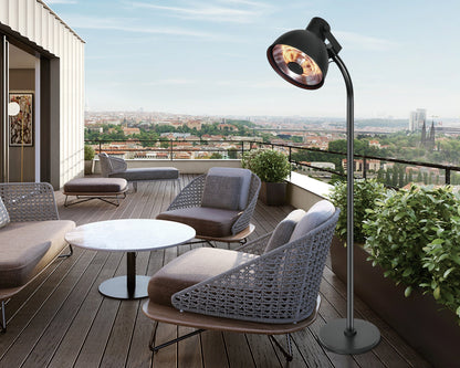 Free Standing Patio Heater with Radio Remote Control