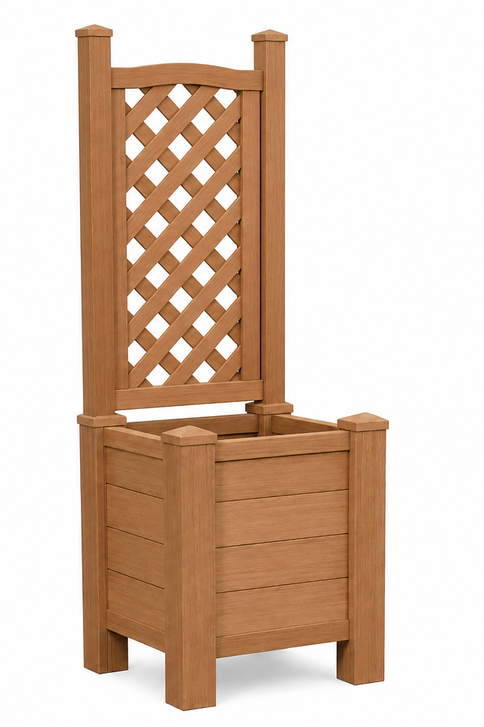 Winawood Blenheim Raised Square Planter with Trellis