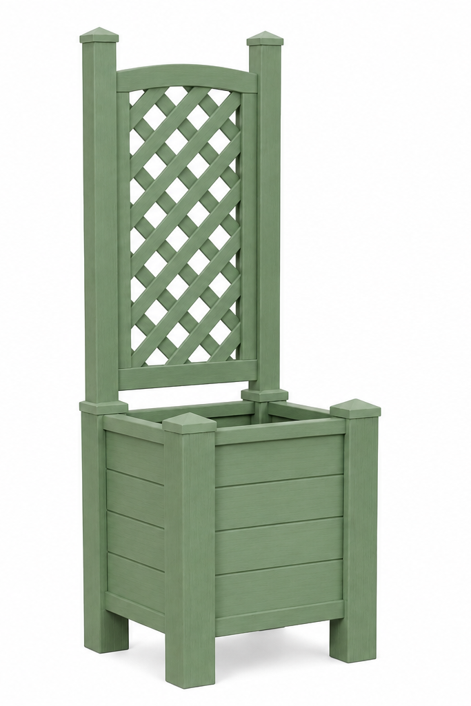 Winawood Blenheim Raised Square Planter with Trellis