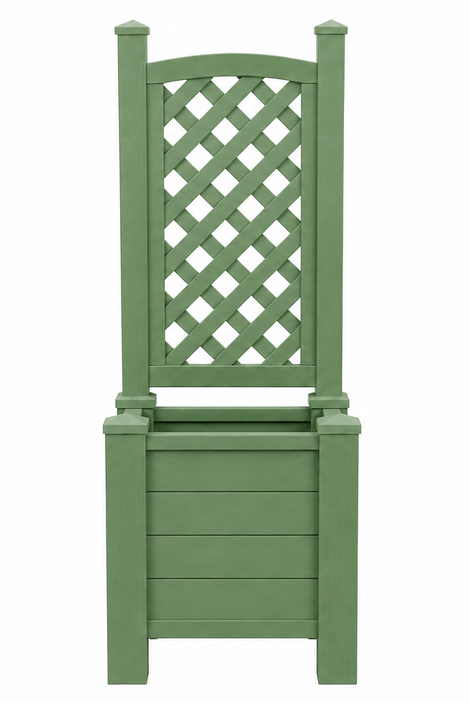 Winawood Blenheim Raised Square Planter with Trellis