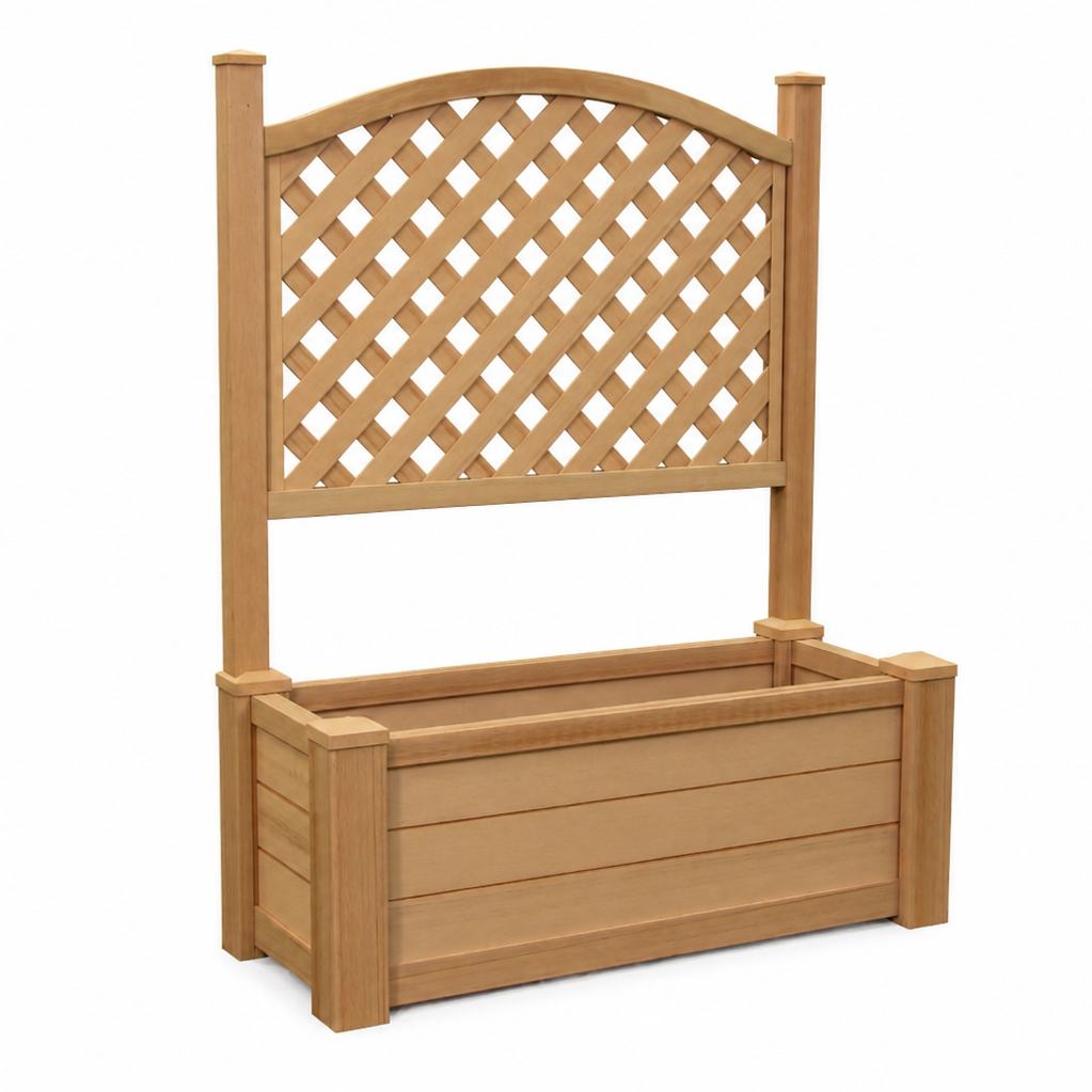 Winawood Blenheim Large Rectangular Planter with Trellis